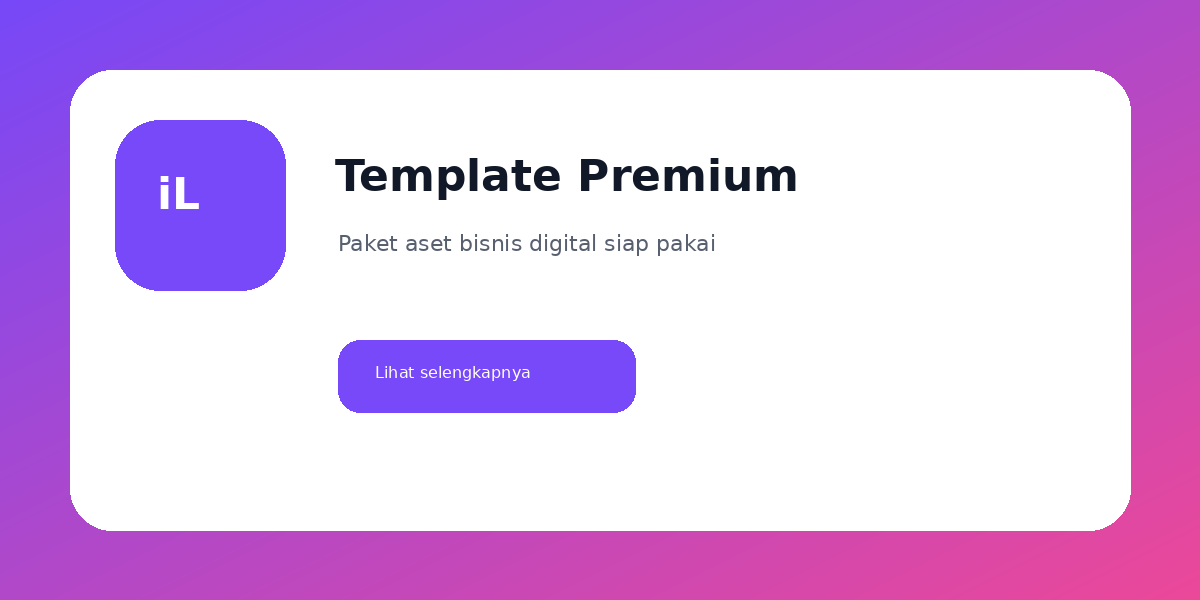 Template Bisnis Digital Premium